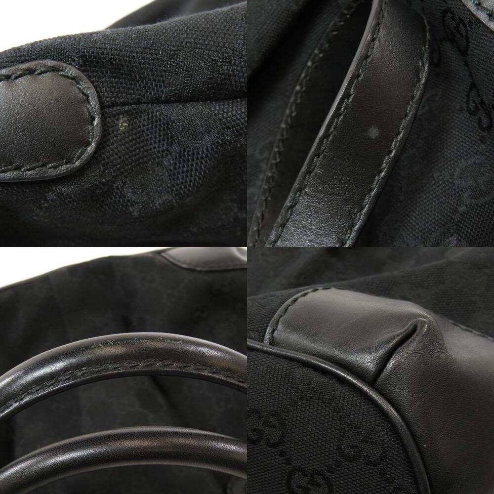 Gucci Sukey 2way handbag black GG canvas leather - Picture 9 of 11